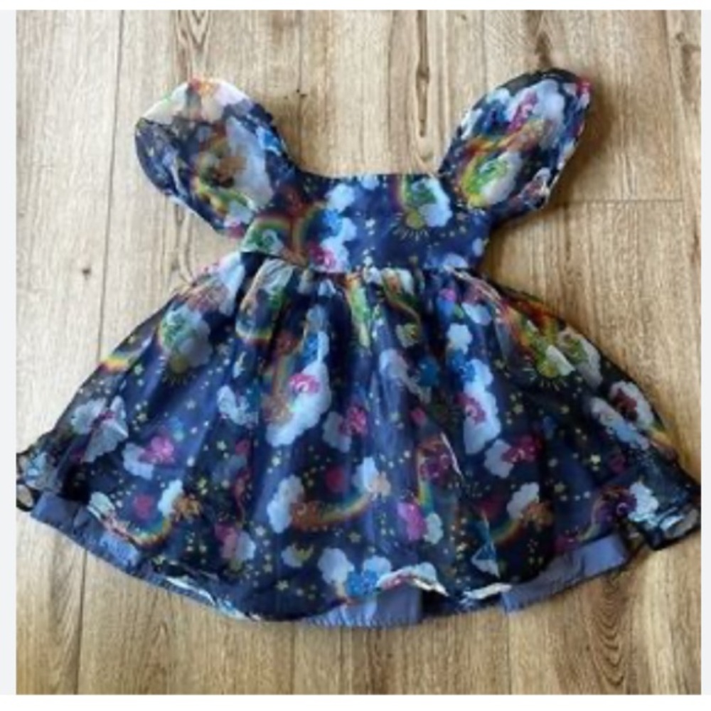 🔥 Care Bears Kids Dress - Multicolor Floral